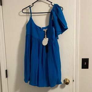 Gianni Bini Blue Bow Dress
